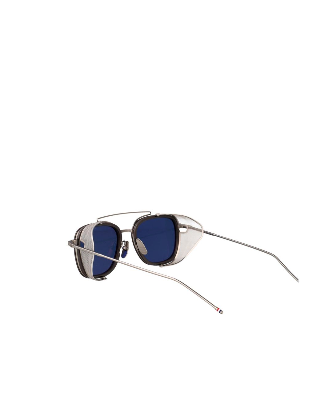 Thom Browne Blue Eyewear Square Frame Sunglasses for men