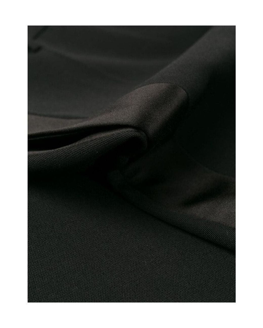 Givenchy Black Contrasting Trim Tuxedo Trousers