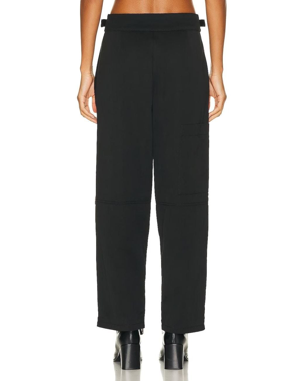 Stella McCartney Black Zipper Pocket Casual Pants