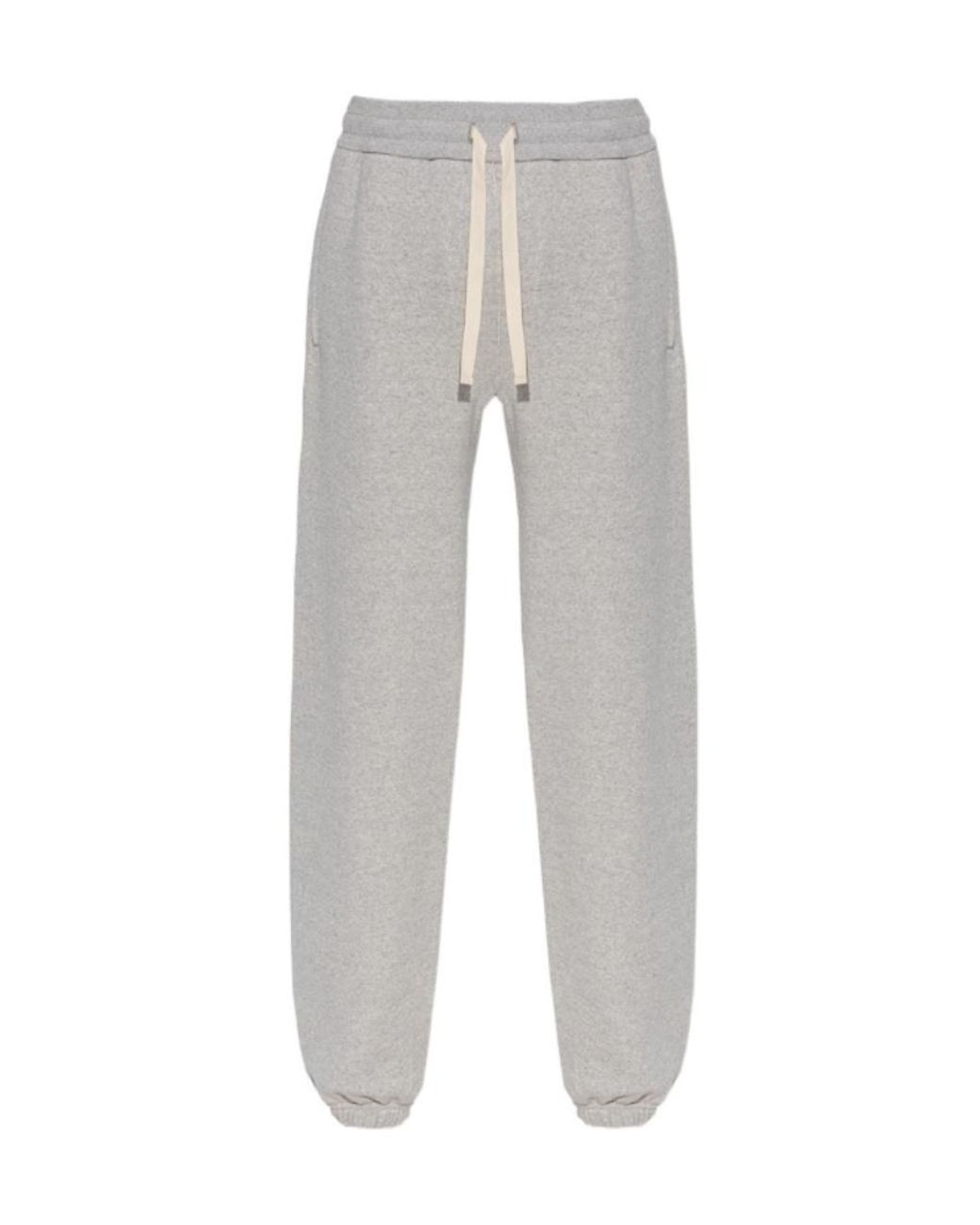 Jil Sander Gray Pocketed Drawstring Sweatpants