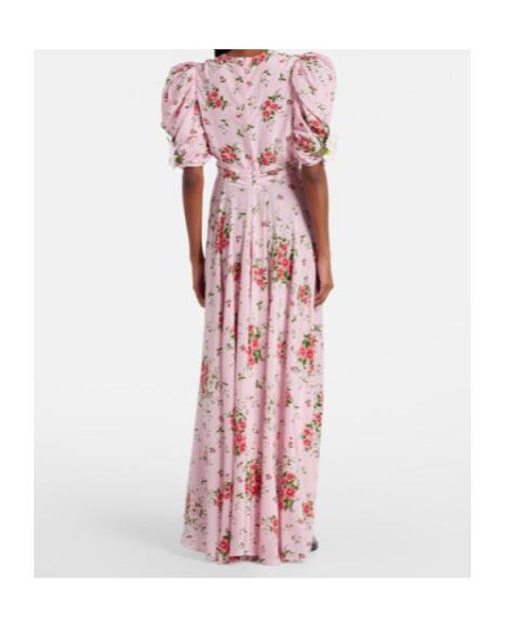 Rodarte Pink Floral Silk Cocktail Dress
