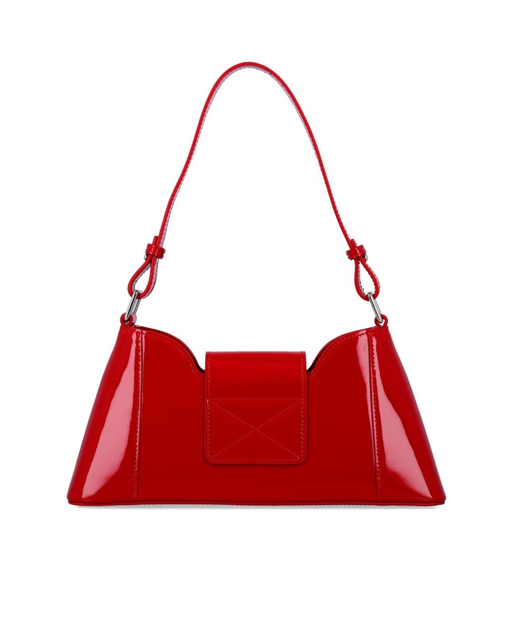 Justine Clenquet Red Marla Heart Charm Shoulder Bag