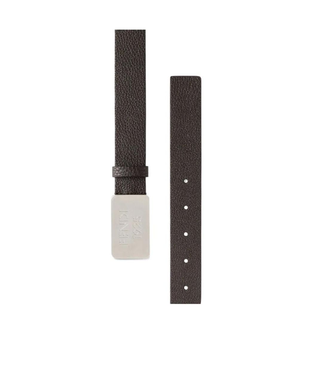 Fendi White 1925 Belt for men
