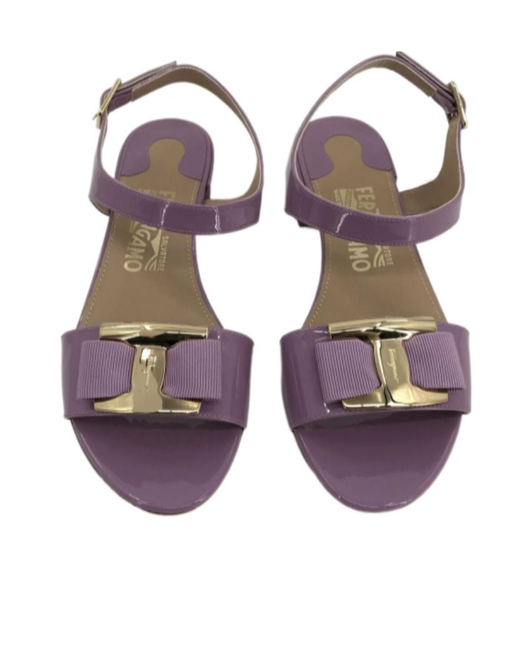 Ferragamo Multicolor Logo Sandals