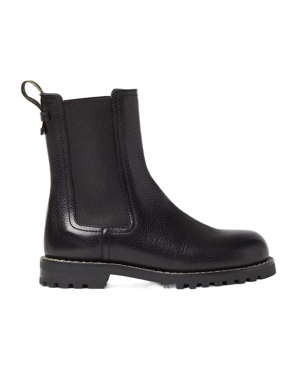 Fendi Black Commando Chelsea Boots