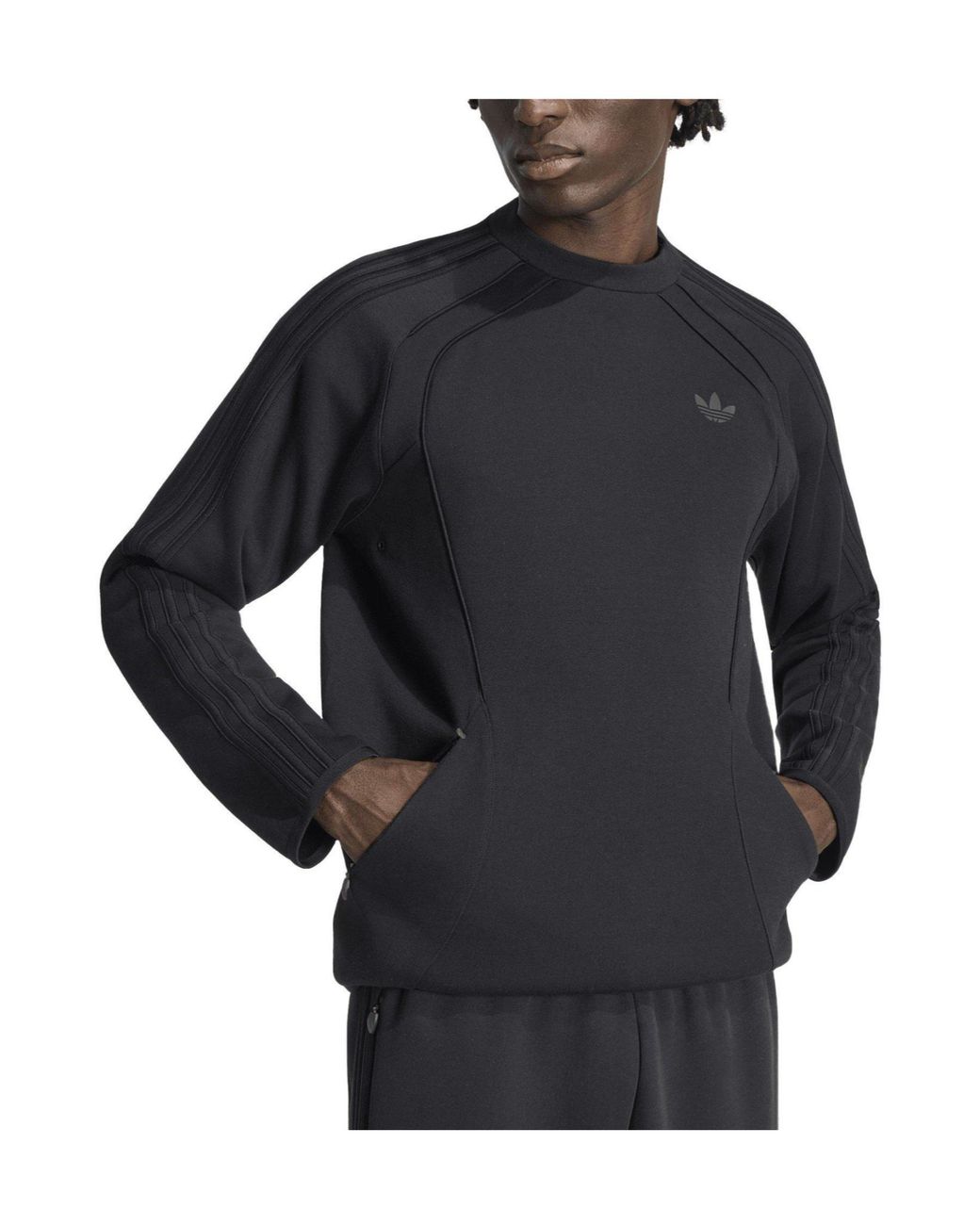 Adidas Originals Black Long-Sleeved Sweater for men