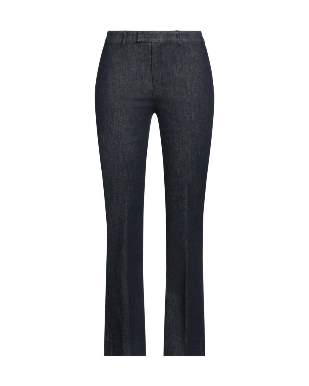 Max Mara Blue Solid Colour Bootcut Jeans