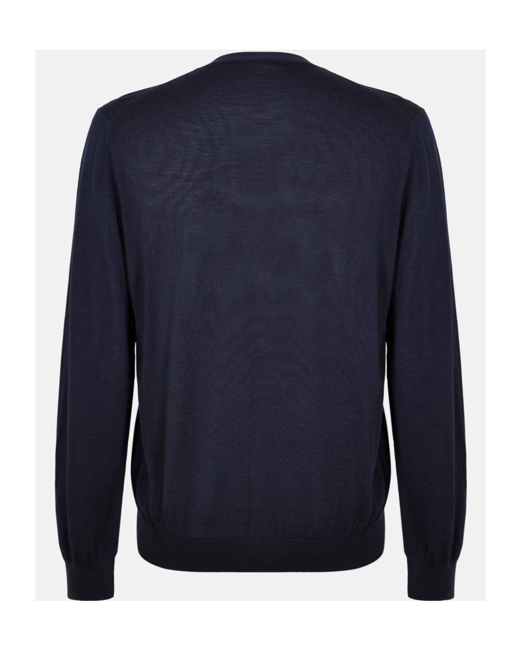 Fendi Blue V-Neck Cardigan for men