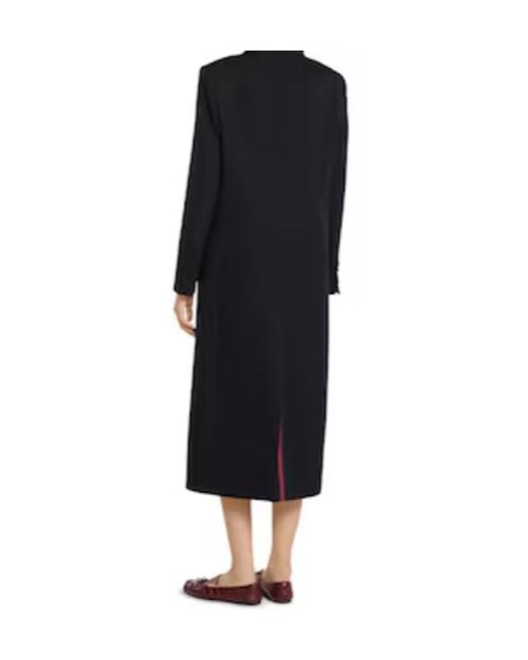 Gucci Blue Collared Button-Up Long Coat