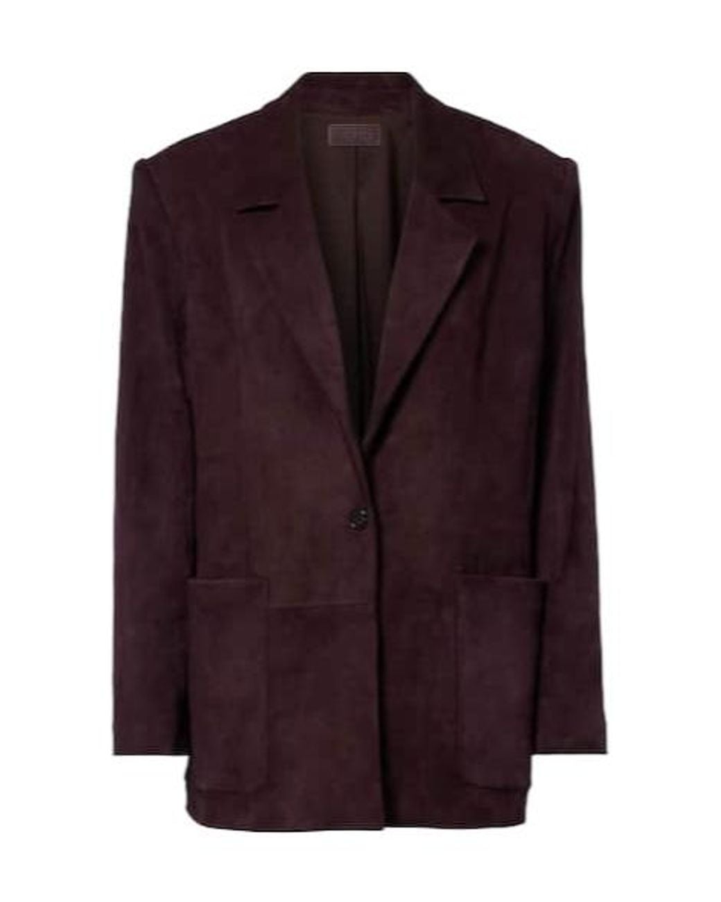 Stouls Purple Berliner Suede Blazer