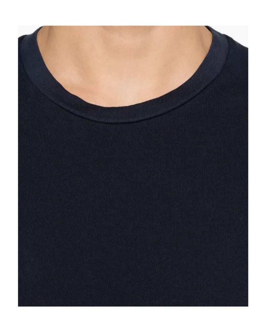 Roberto Collina Blue Short-Sleeved T-Shirt for men