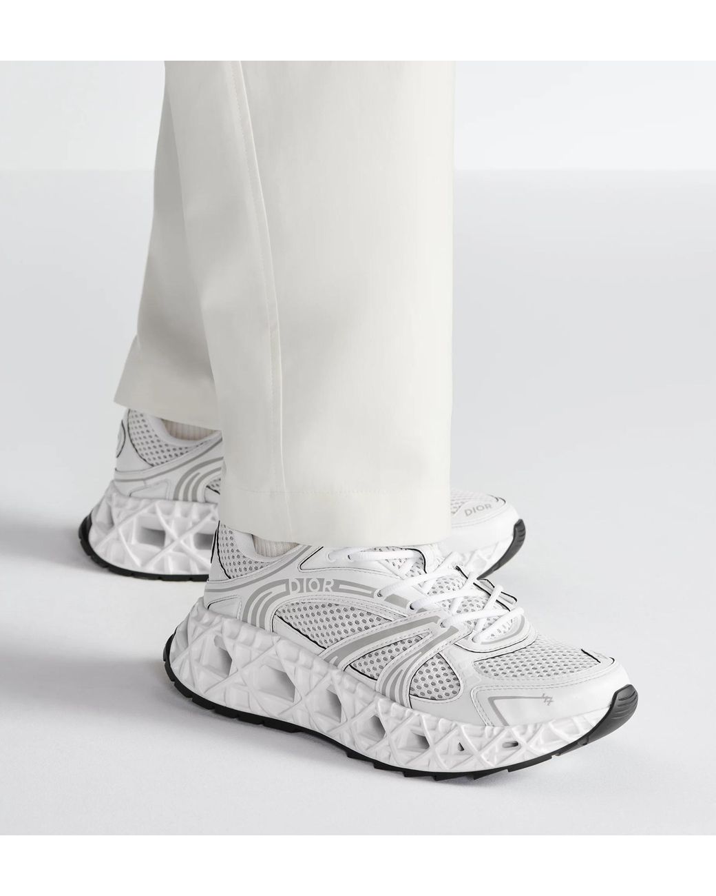 Dior White Homme B35 Nxxt Sneakers for men