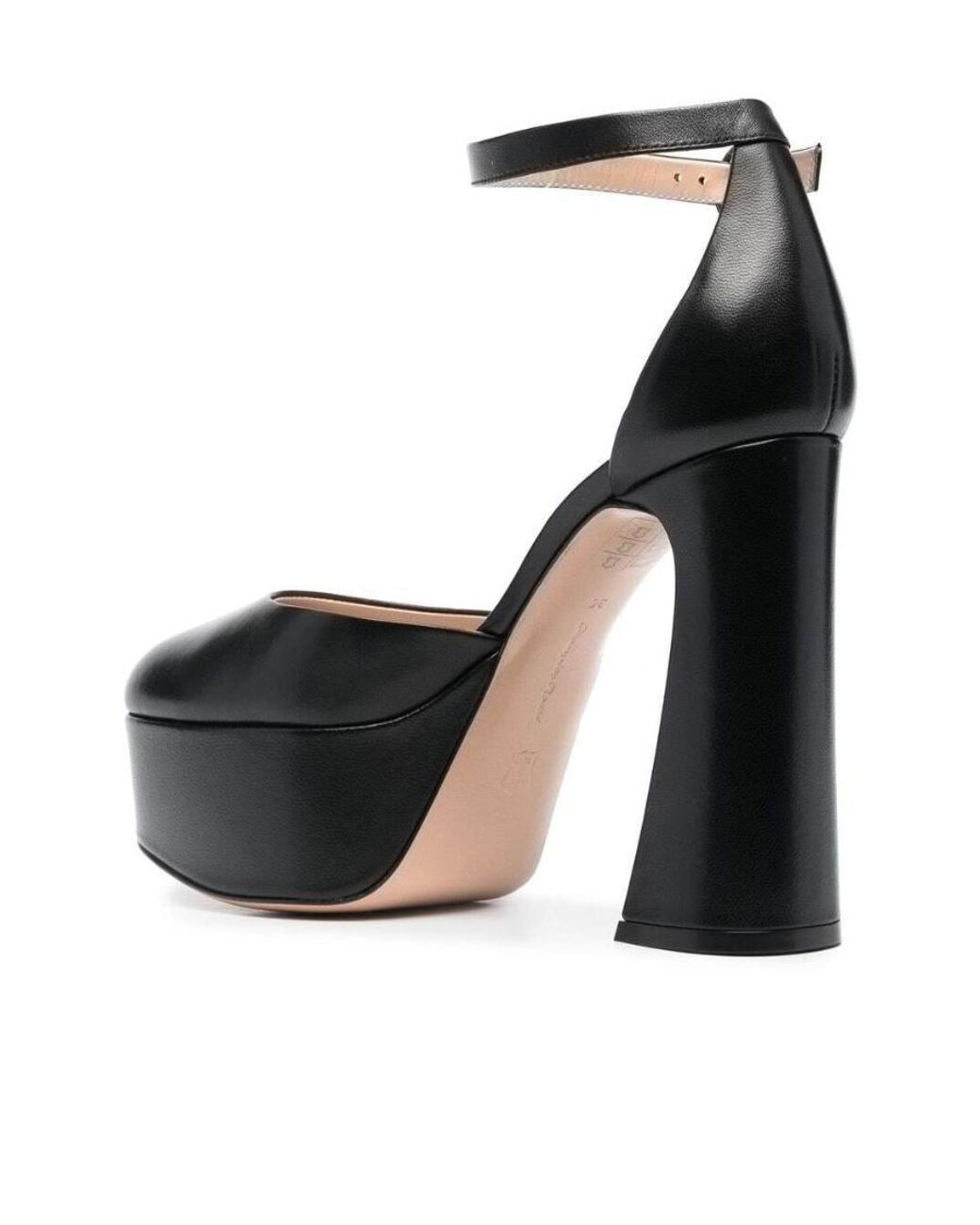 Gianvito Rossi Black Logo High Heels