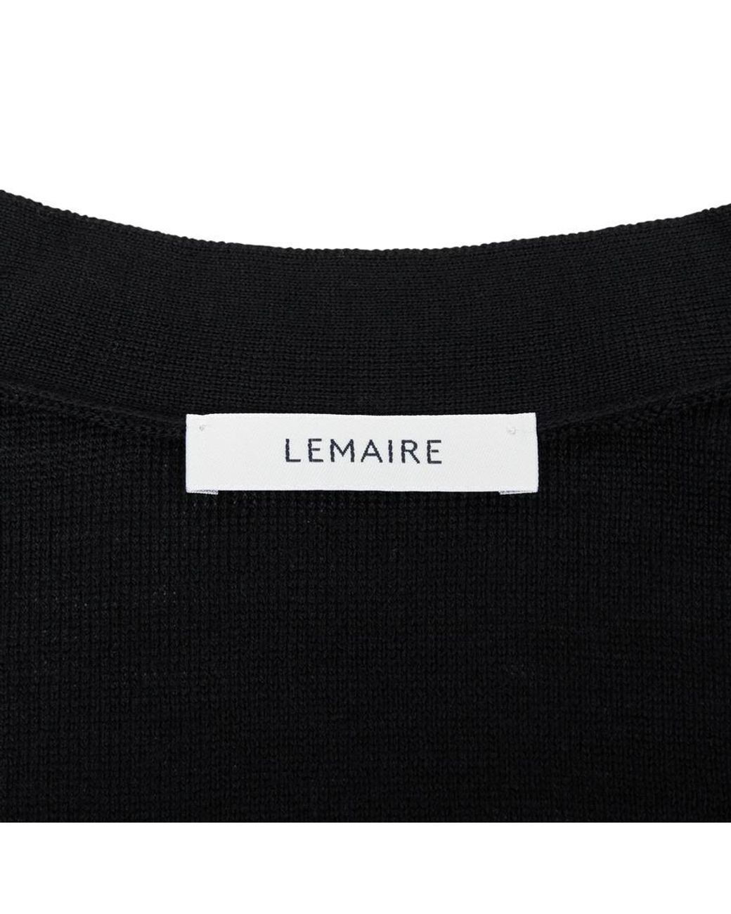 Lemaire Blue Relaxed V-Neck Cardigan