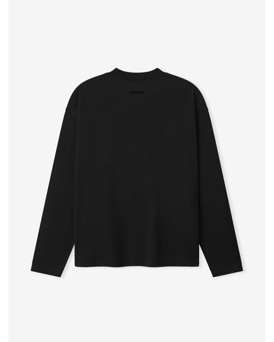 Fear Of God Black Essentials Classic Long-Sleeve T-Shirt for men