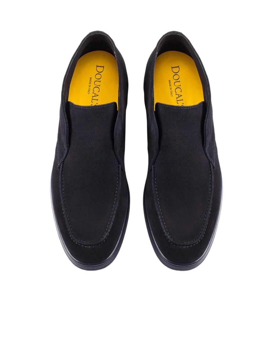 Doucal's Blue Moccasin Ankle Boots for men