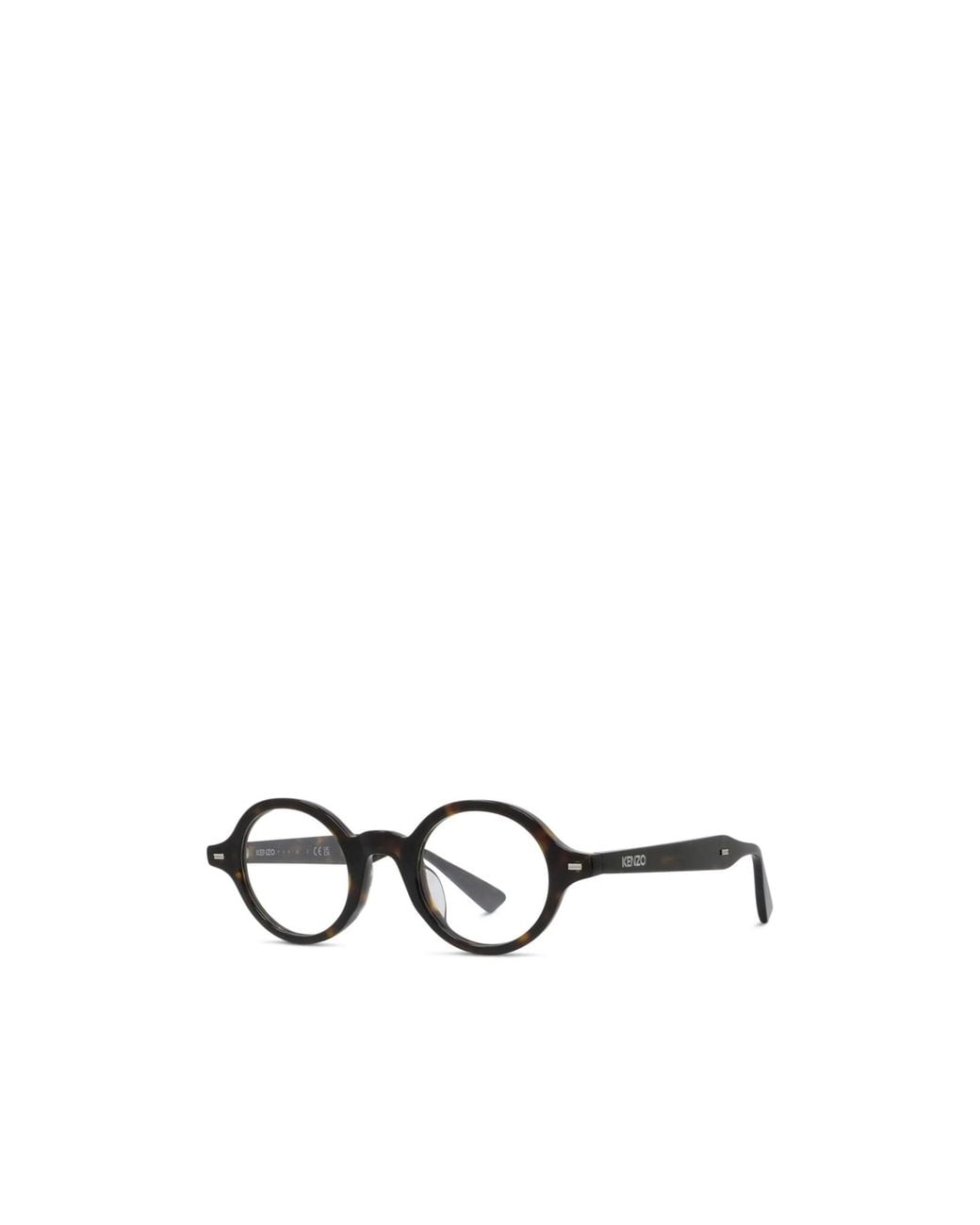 KENZO White Full-Rim Non-Prescription Glasses for men