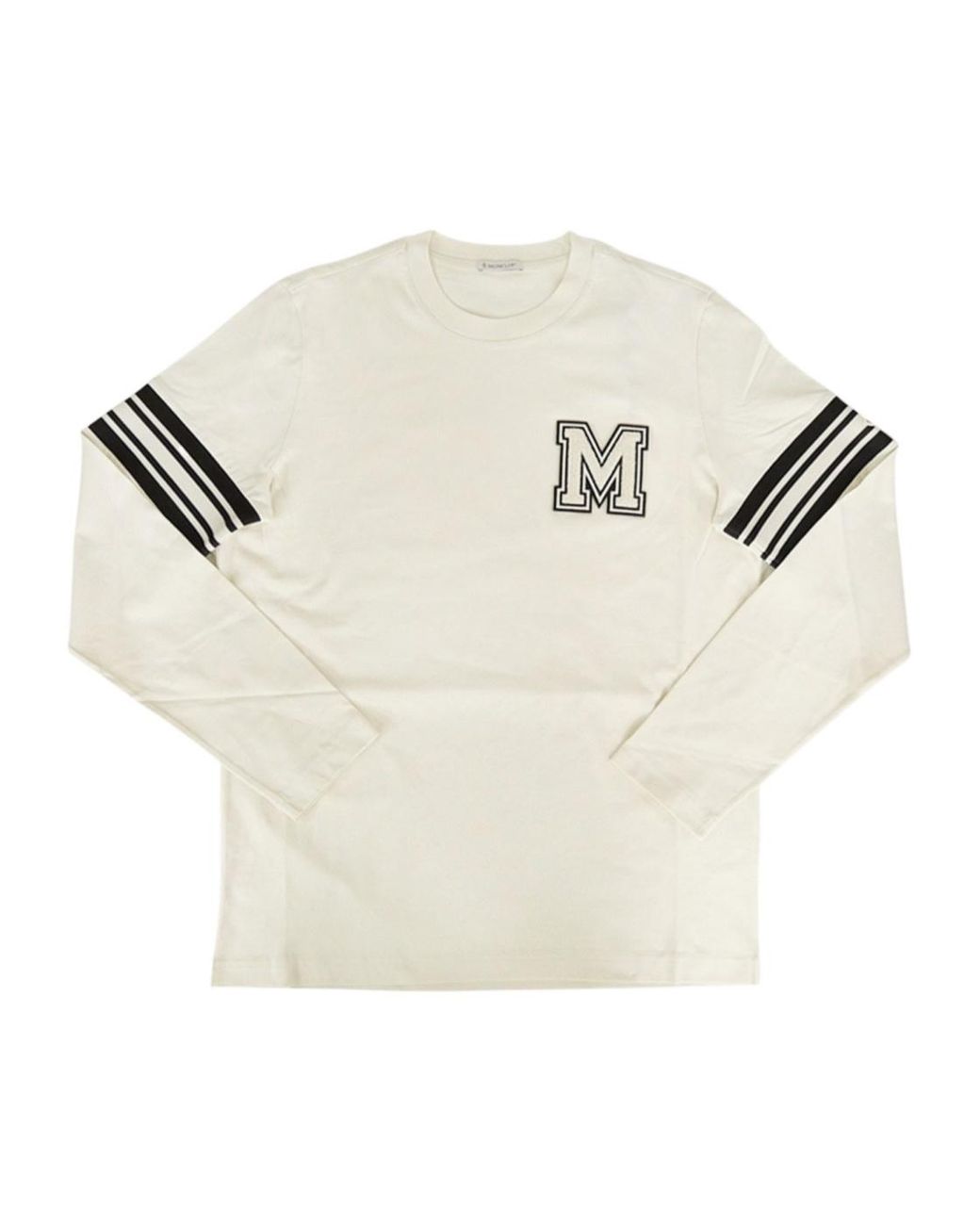 Moncler White Long-Sleeved T-Shirt for men