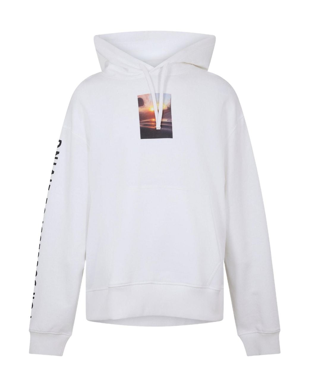 DIESEL White Macs Flpa Crew Sweatshirt for men