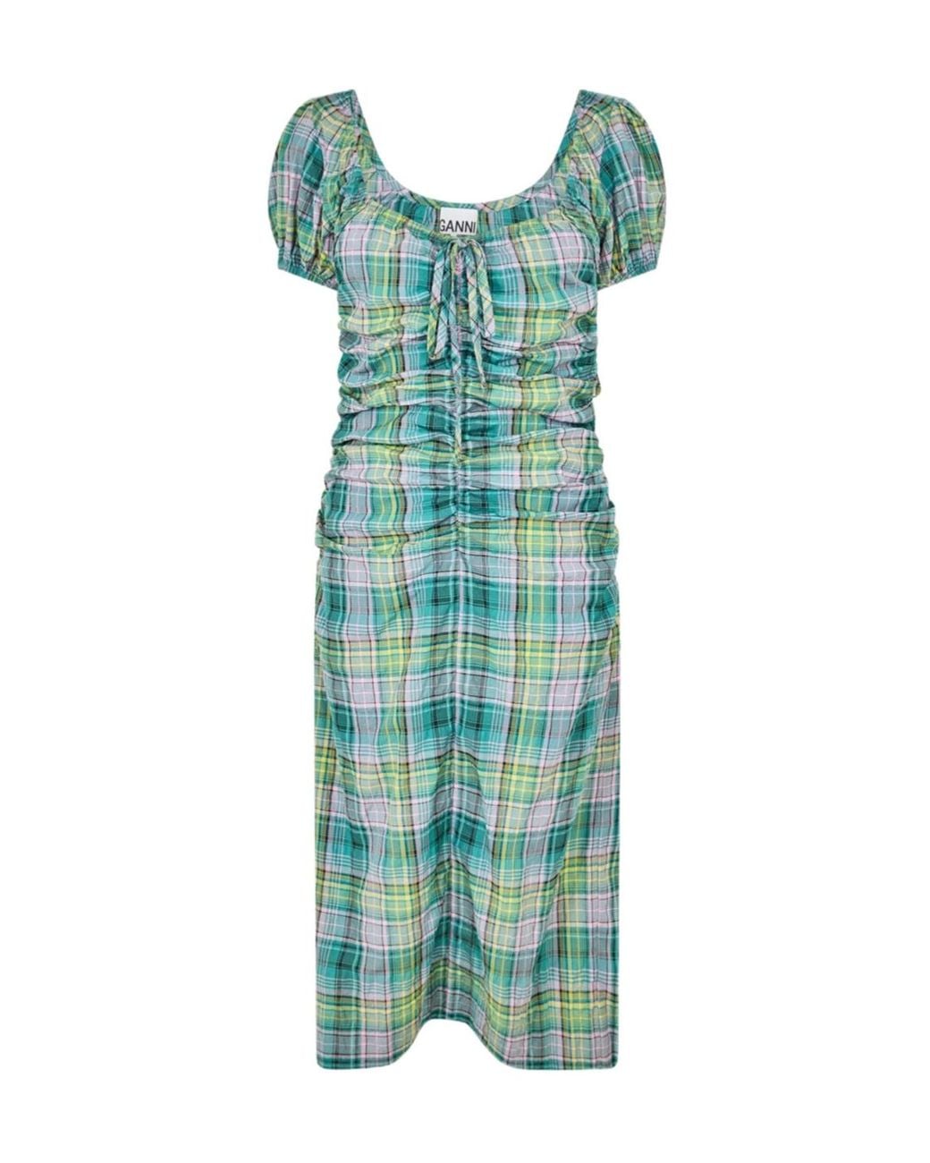 Ganni Green Dress