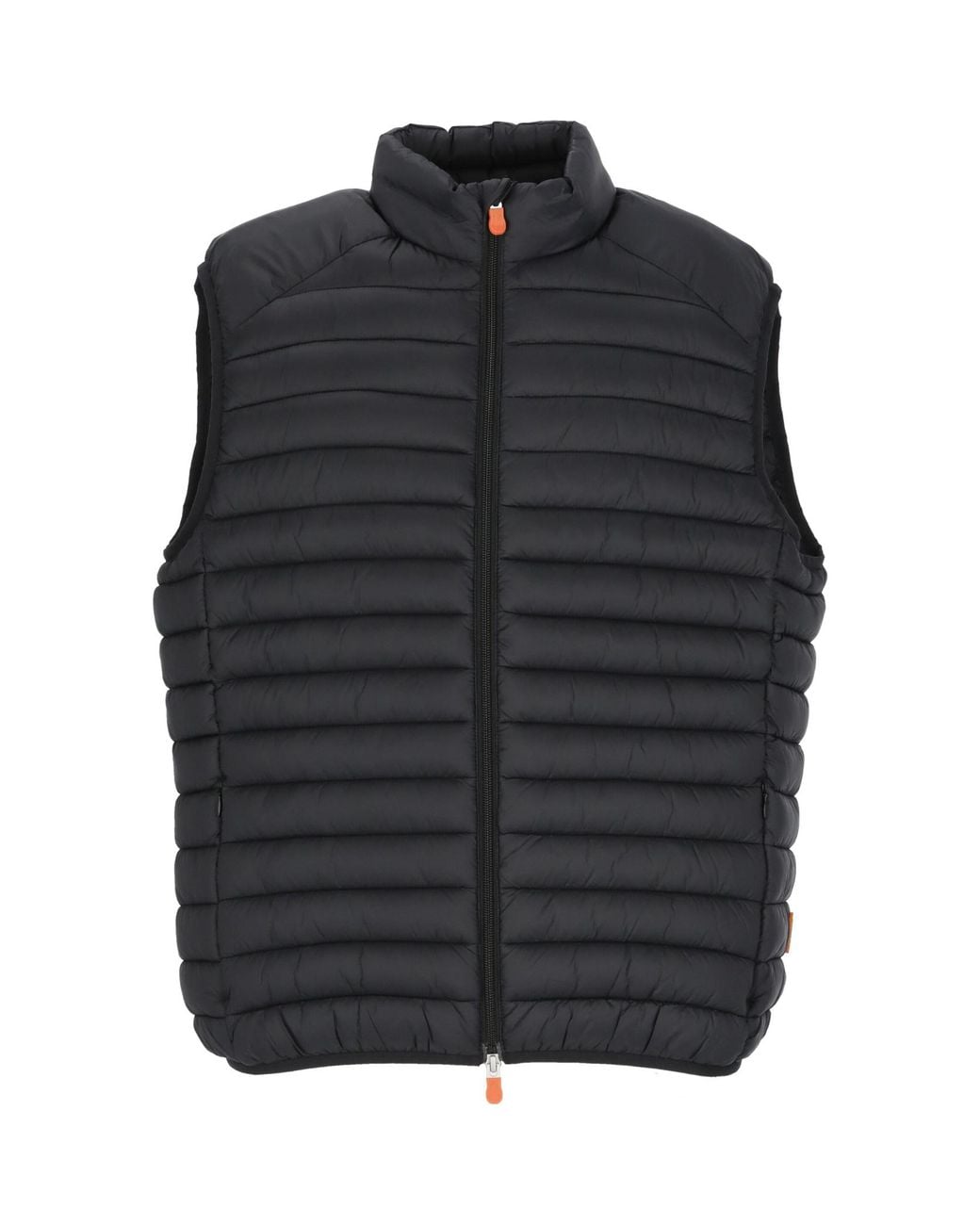 Save The Duck Black Quilted Down Vest for men