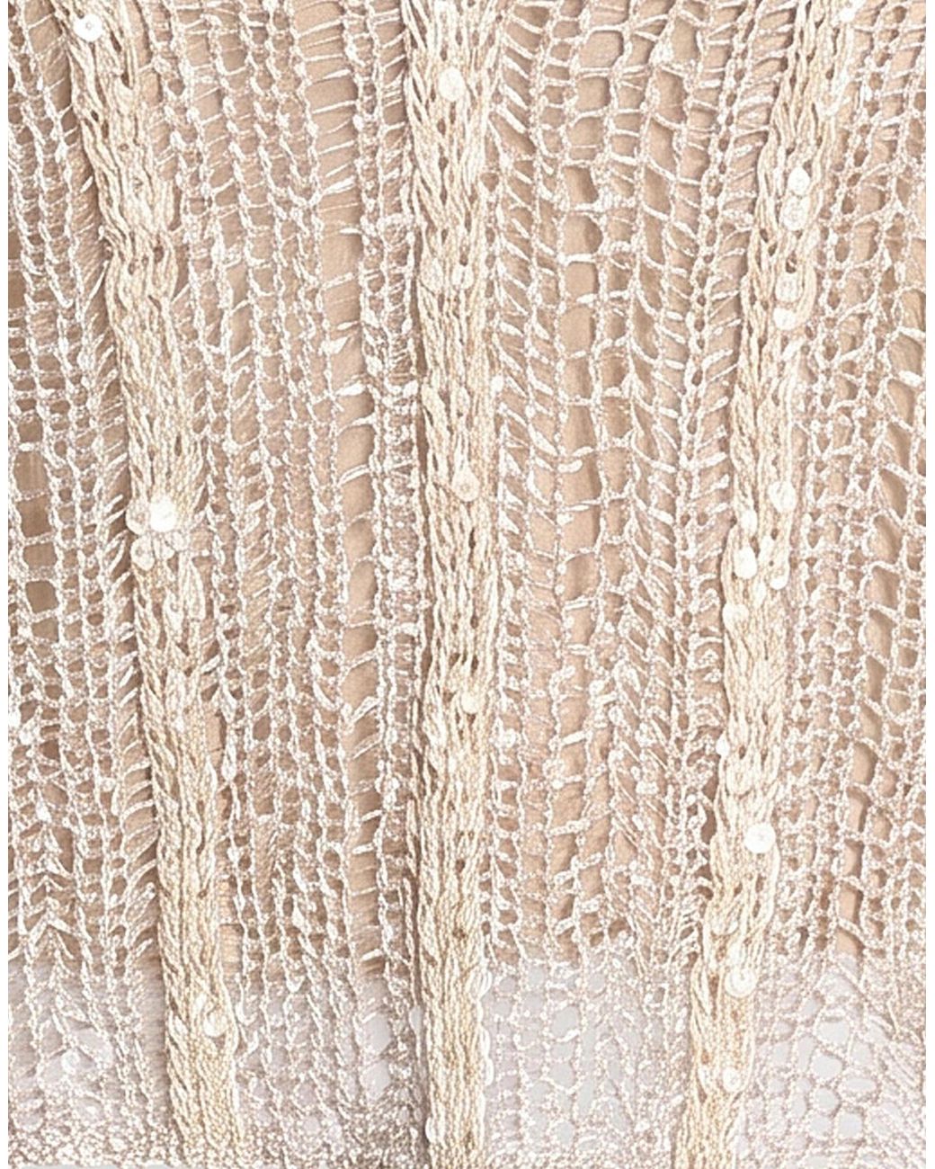 Brunello Cucinelli Natural Minimalist Sleeveless V-Neck Knit Top