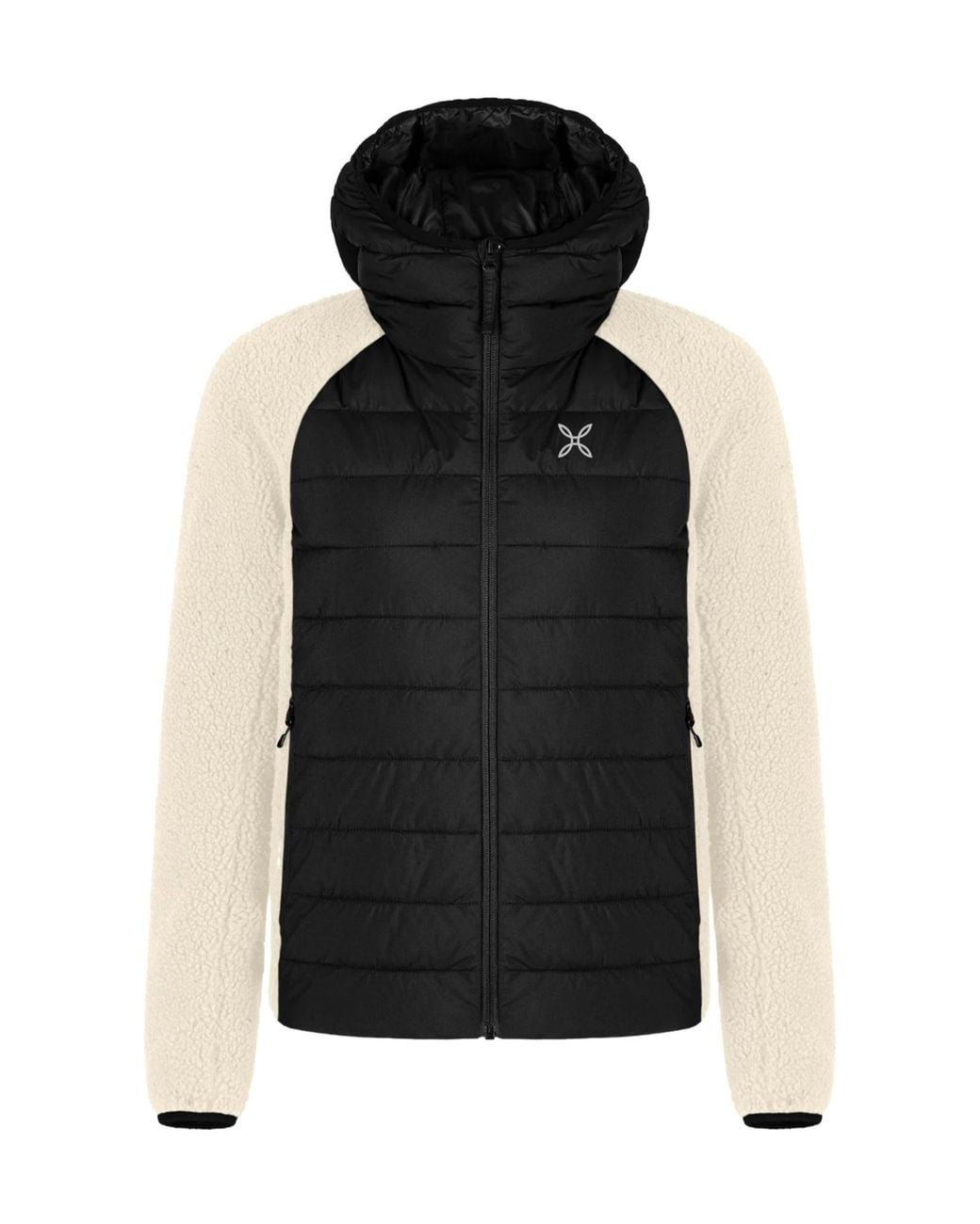 Montura Black Quilted Fleece-Texture Jacket