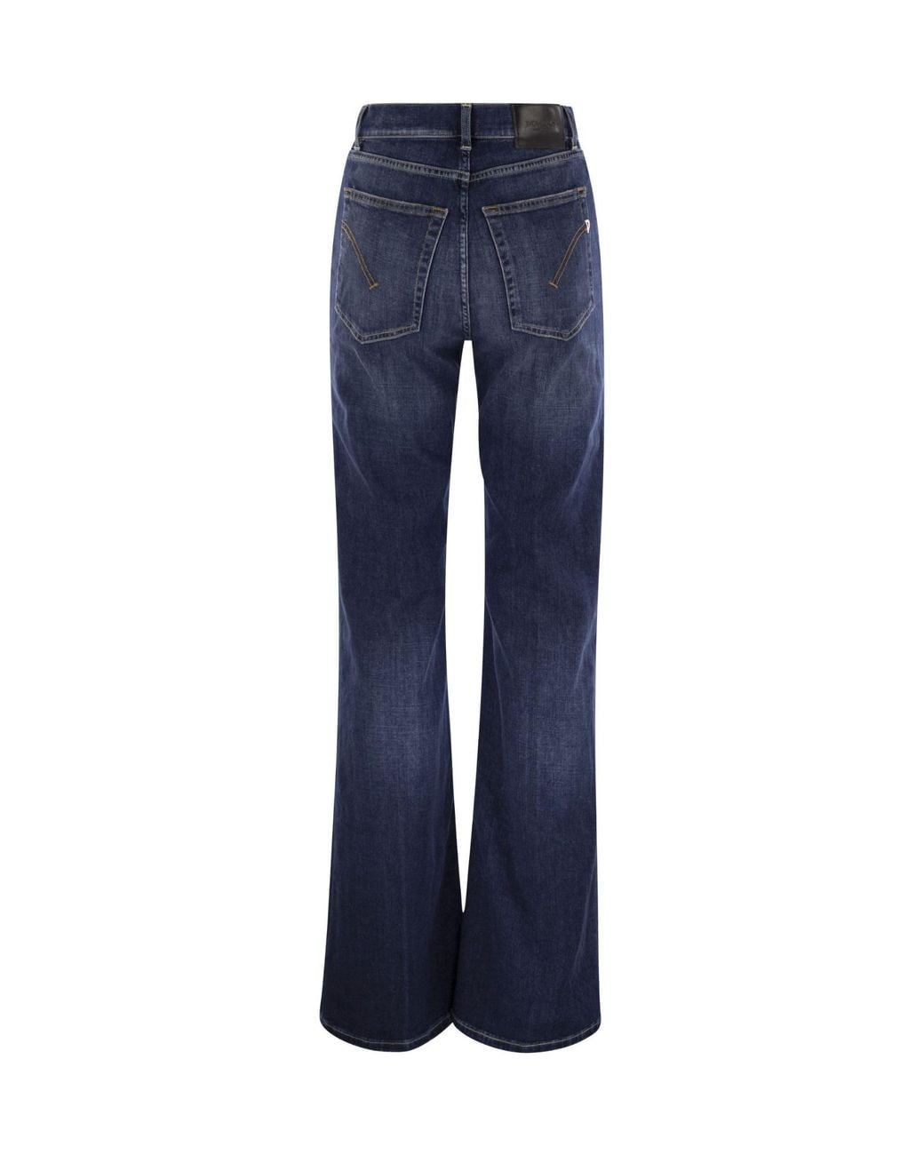 Dondup Blue Amber Wide-Leg Jeans