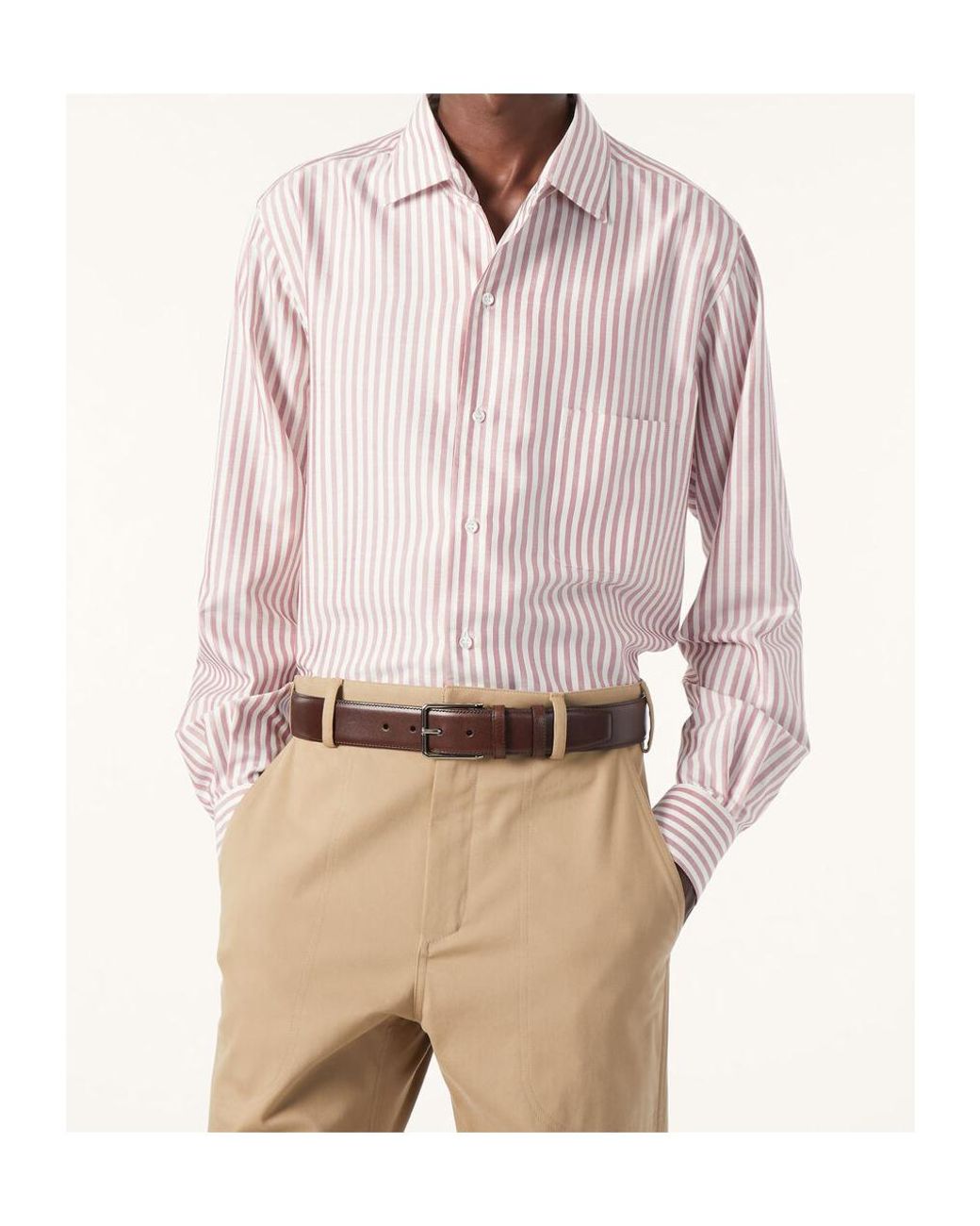 Loro Piana Pink André Shirt for men