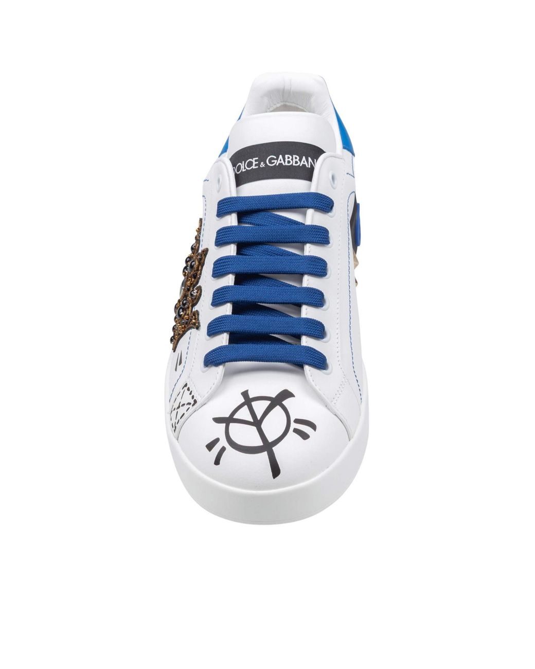 Dolce & Gabbana Blue Dolce & Gabbana Dolce & Gabbana Portofino Sneaker for men