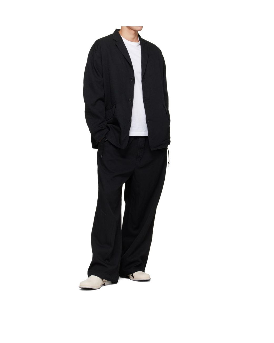 Comme des Garçons Black Long-Sleeve Jacket for men