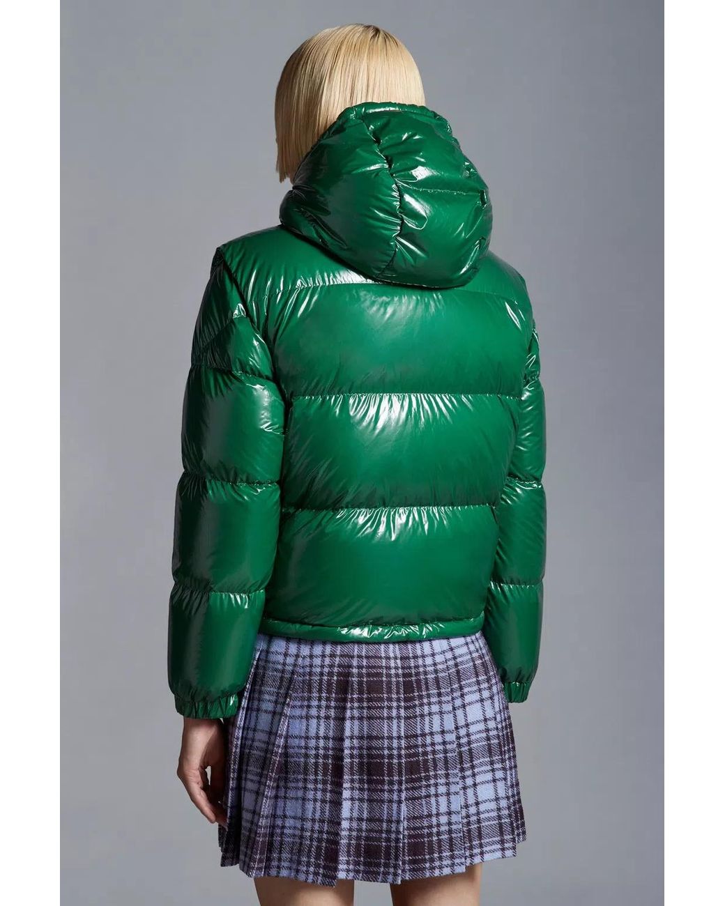 Moncler Green Karakorum Short Down Jacket