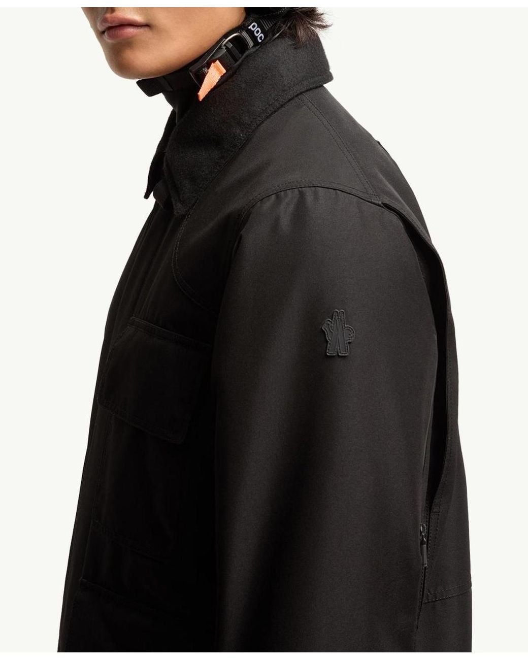 Moncler Black Andes Hooded Insulated Ski Jacket for men