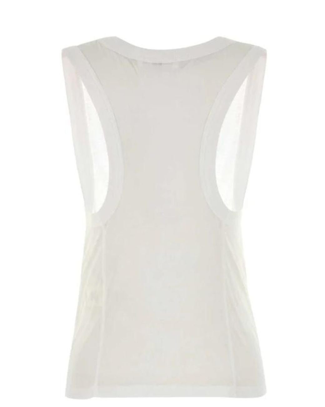 Co. White Jersey Tank Top