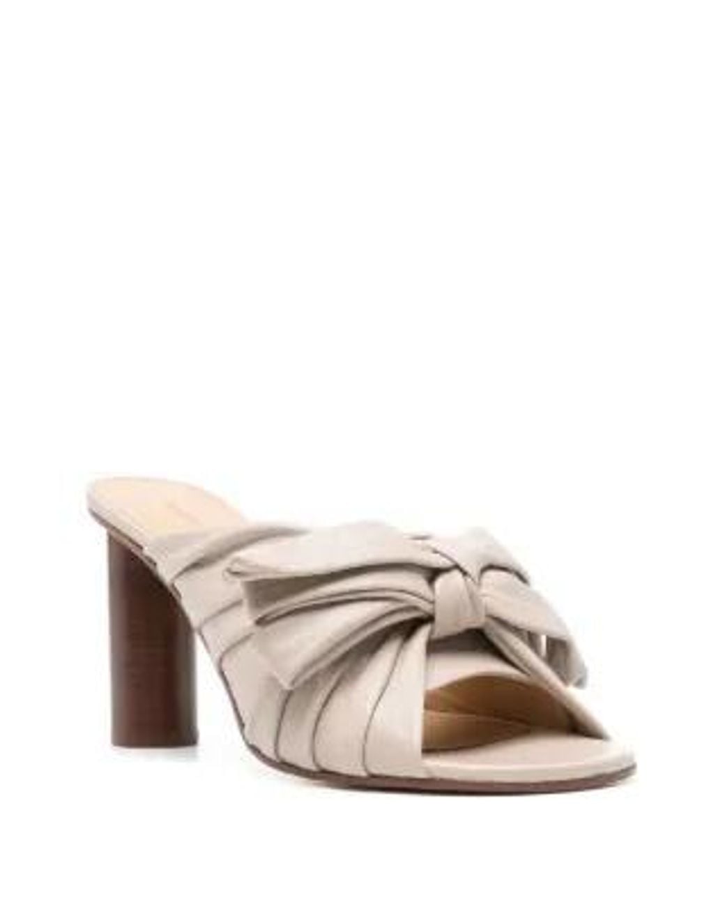 J.W. Anderson White Bow High Heels