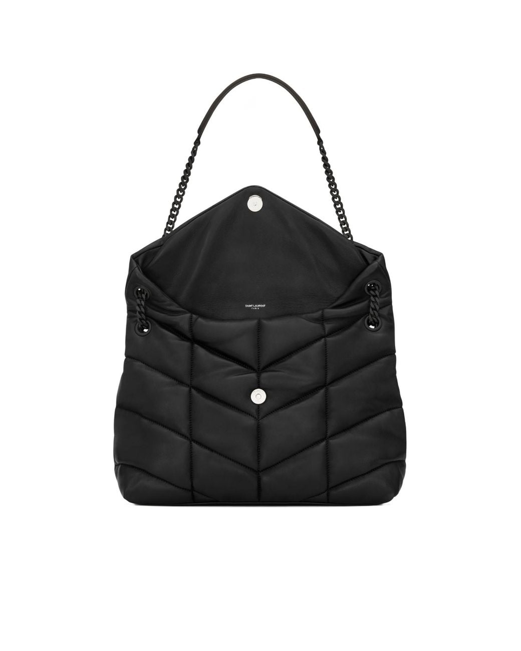Saint Laurent Black Puffer Medium Shoulder Bag