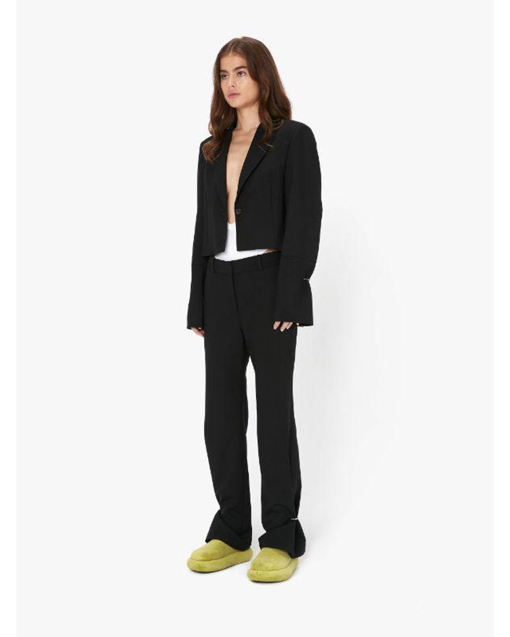 J.W. Anderson Black Jw Anderson Ring Detailed Trousers