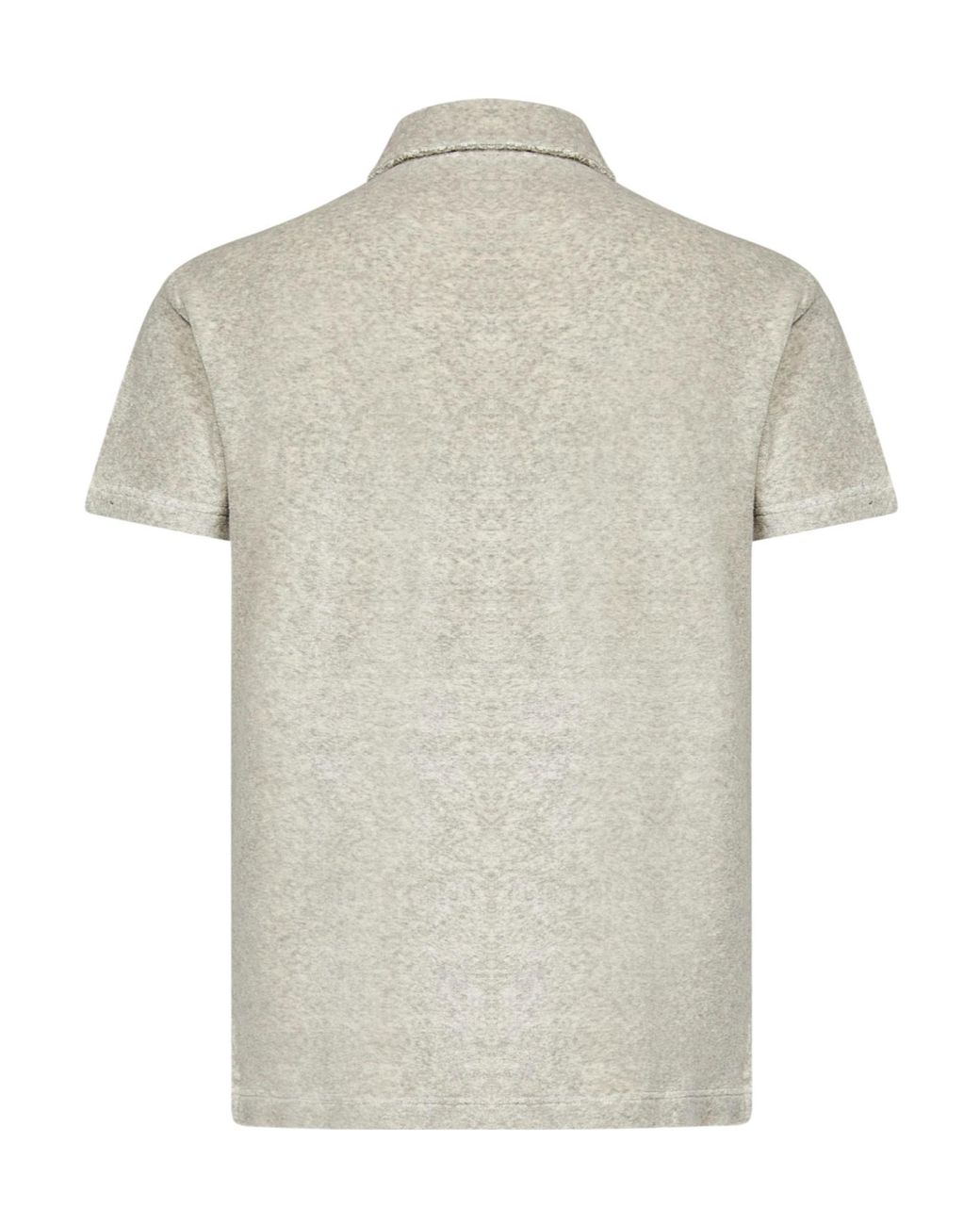 Tom Ford White Towelling Polo Shirt for men