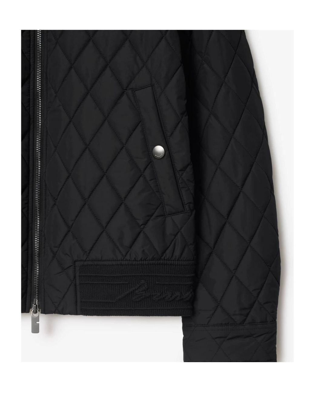 Burberry Black Quilted Nylon Jacket for men
