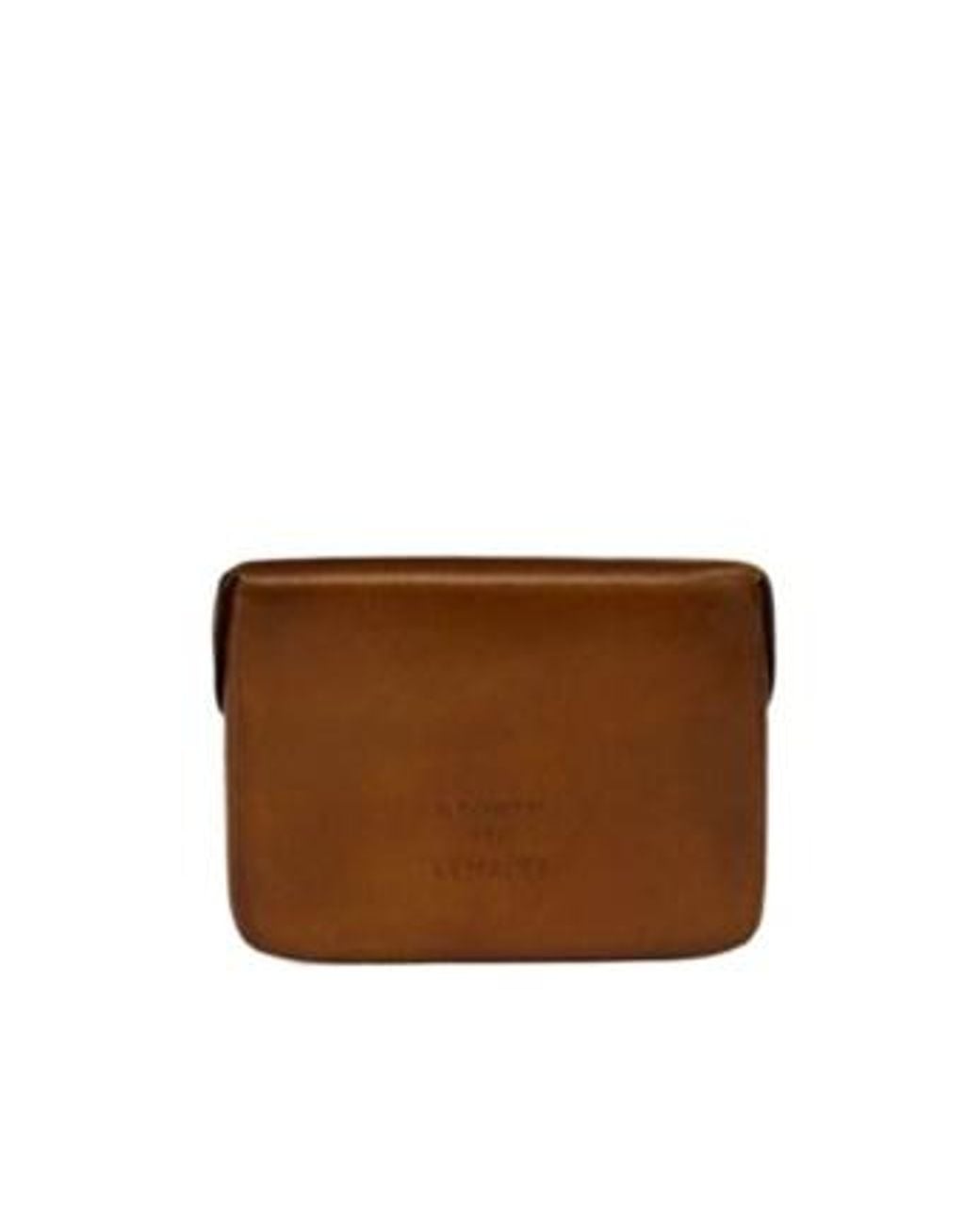 Lemaire Brown Il Bussetto Card Holder