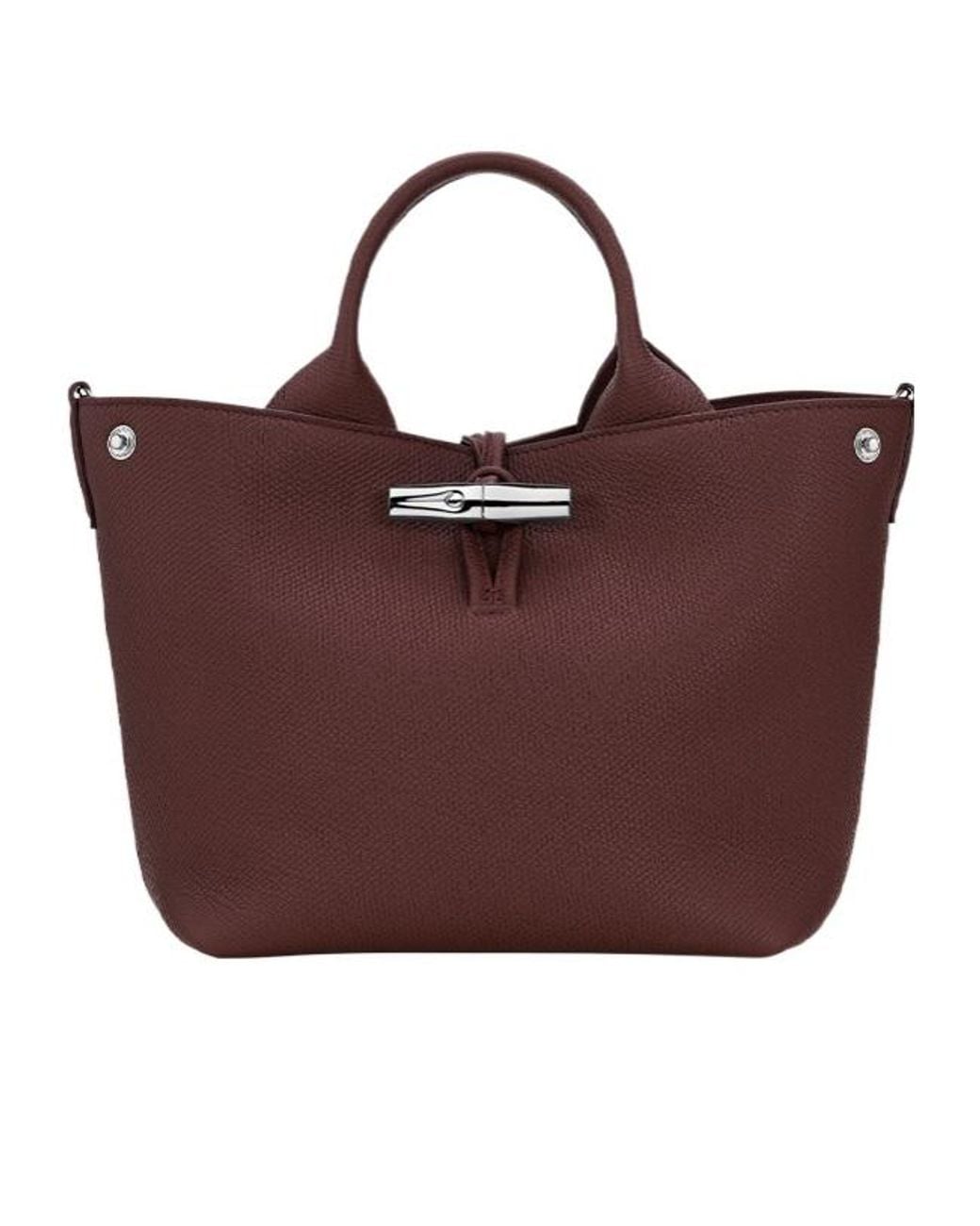 Longchamp Brown Le Roseau S Handbag
