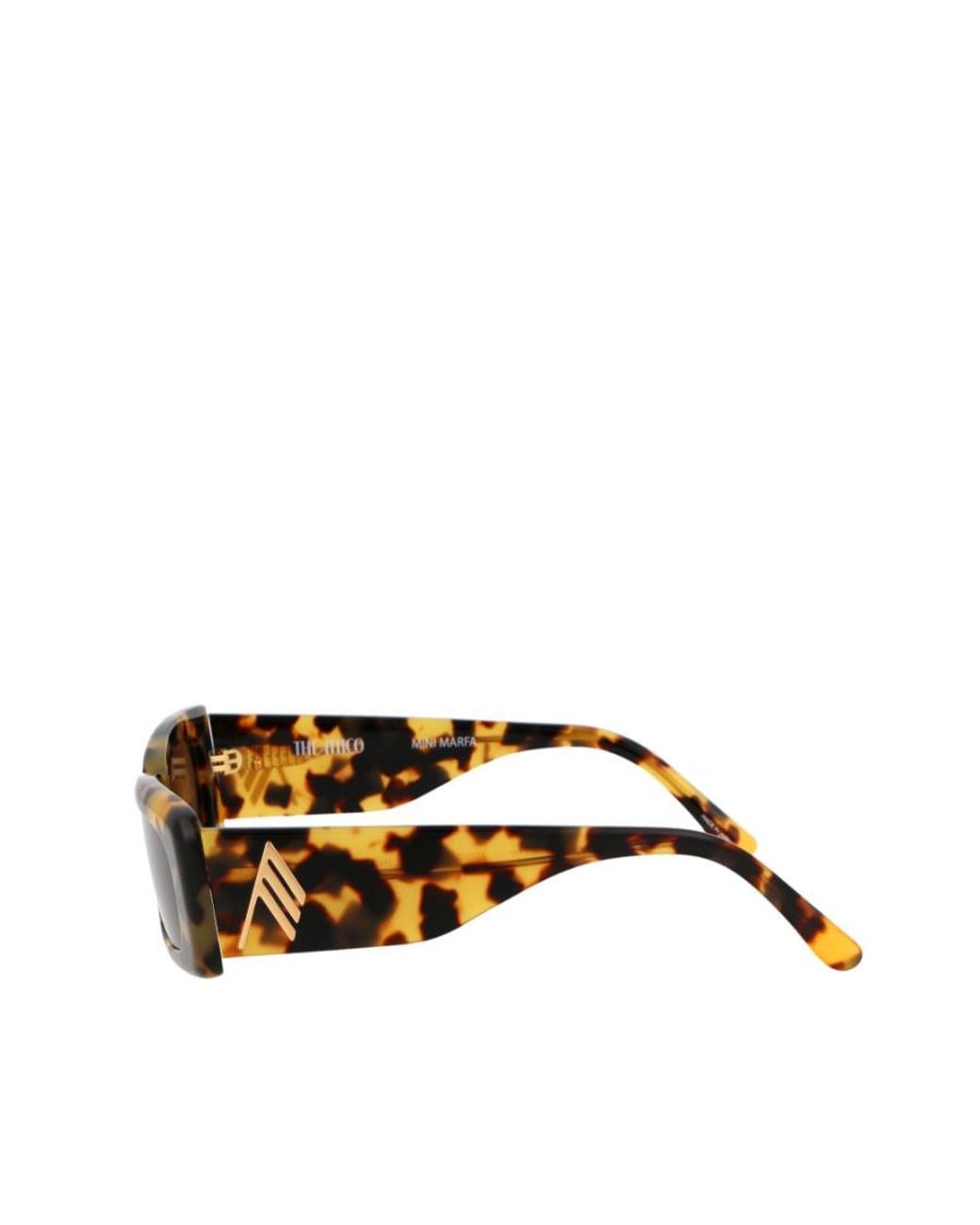 The Attico White Logo Sunglasses