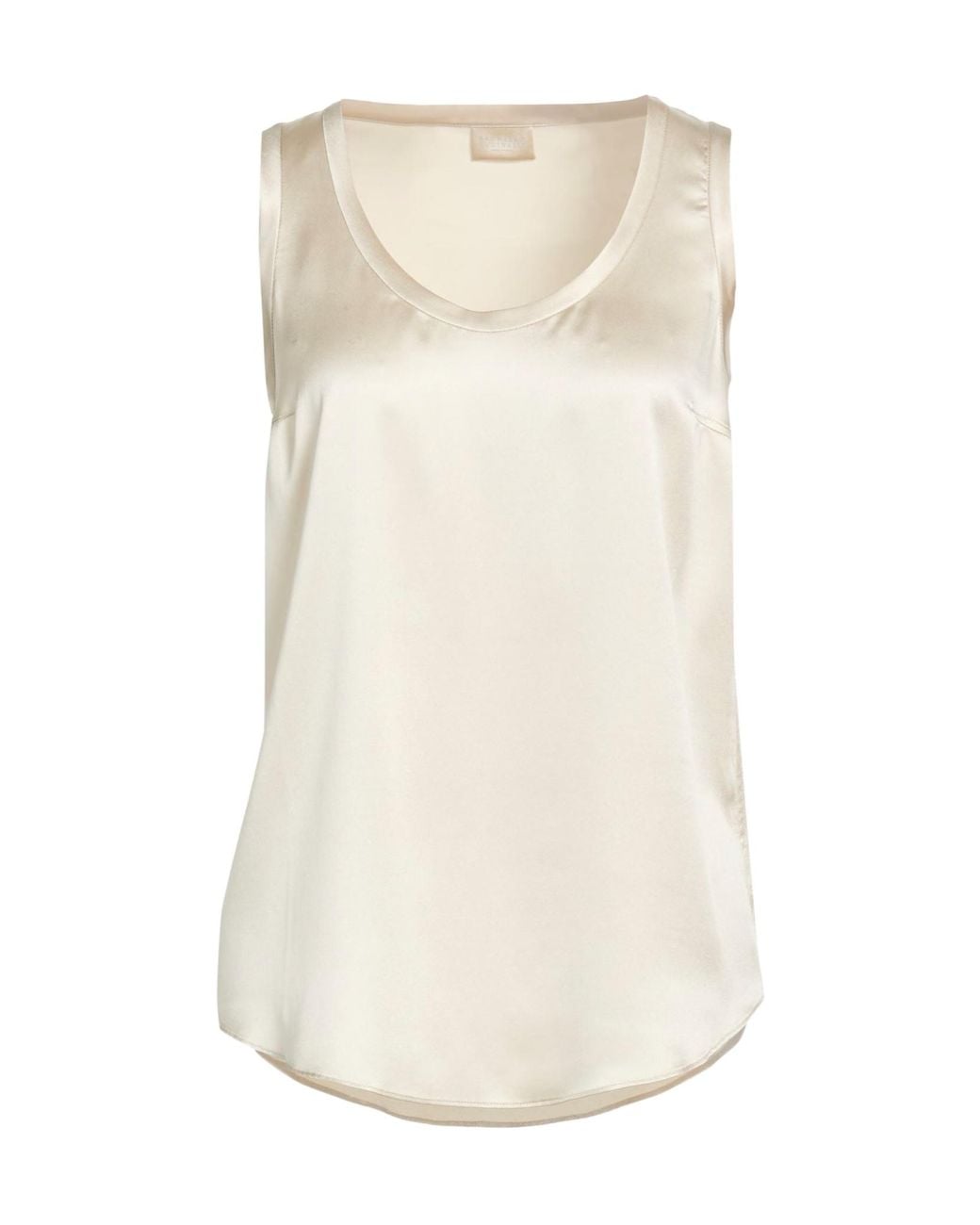 Brunello Cucinelli Natural Versatile Sleeveless Top For Fashion Matching