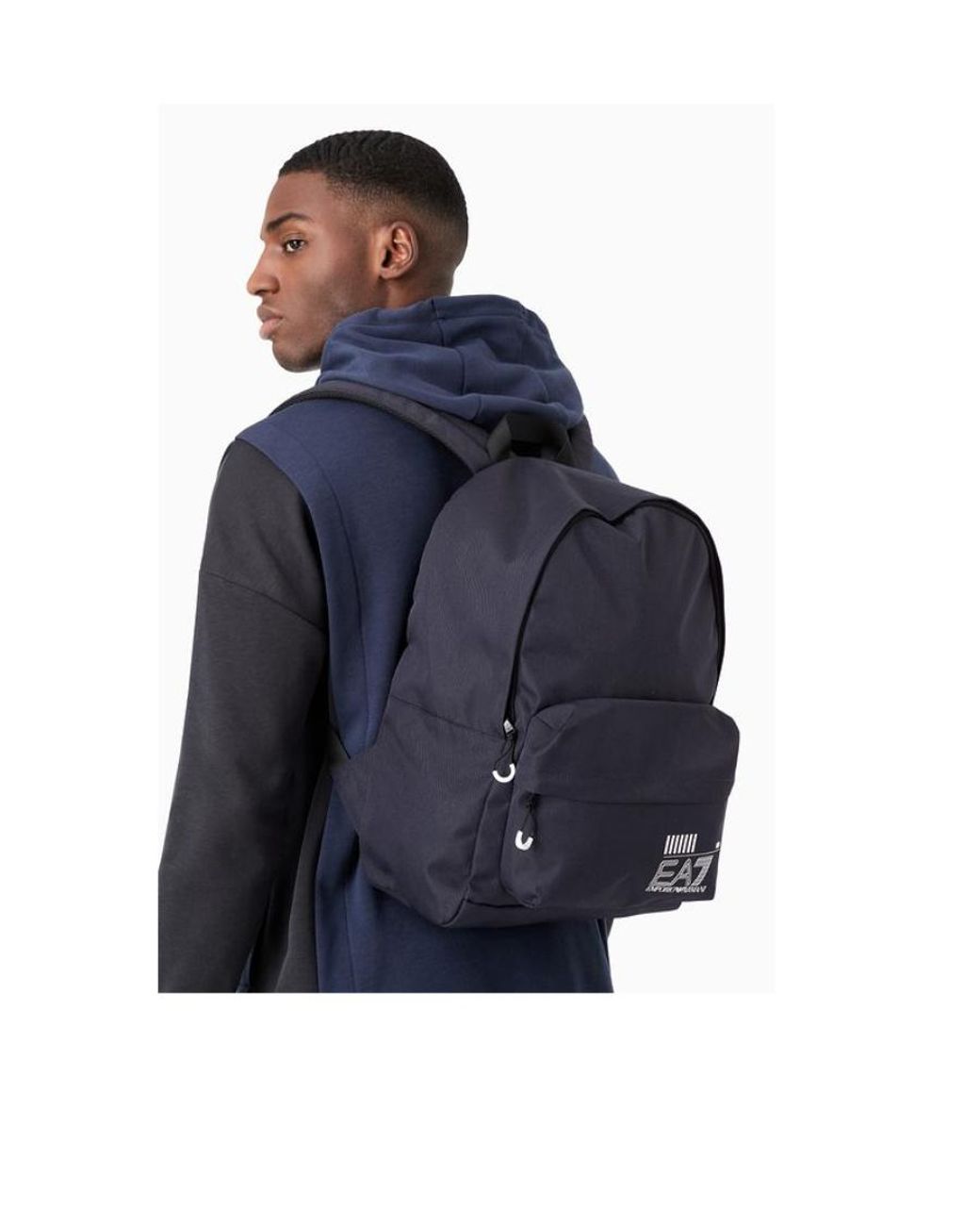 EA7 Blue 'Train Core' Backpack for men