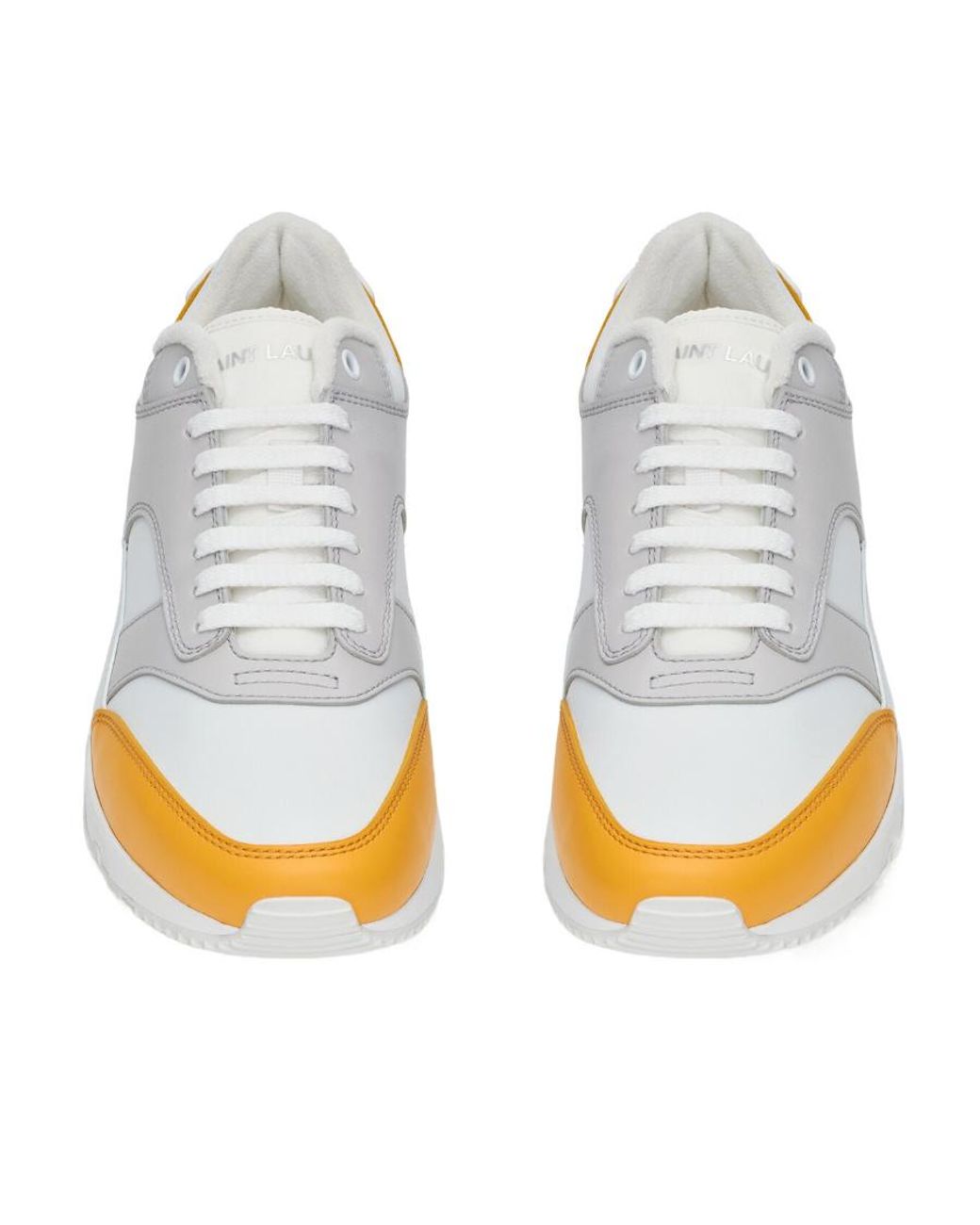 Saint Laurent White Bump Shoes for men