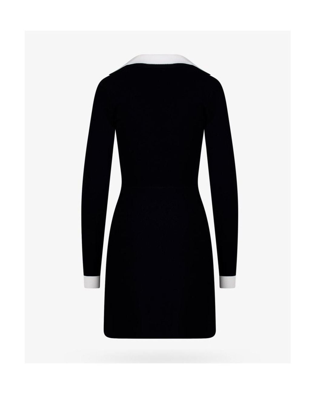 Valentino Black Knitted Mini Dress