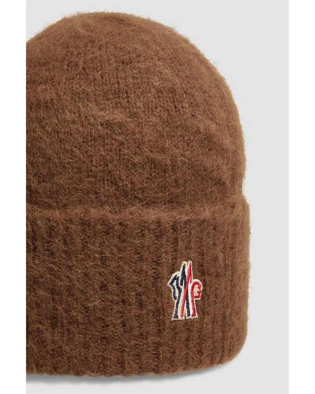 Moncler Brown Alpaca Wool Beanie