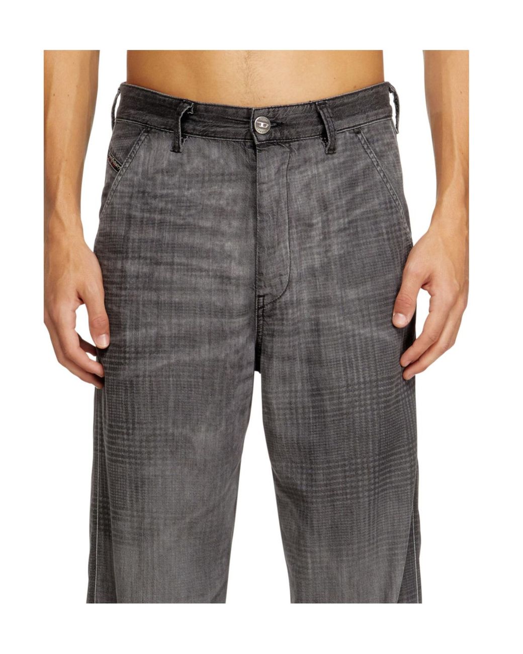 DIESEL Gray D-Phant-Chino-S2 Jeans for men