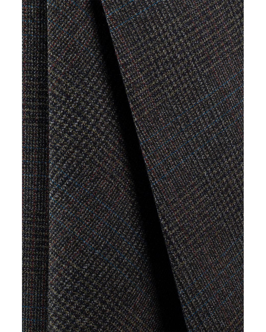 Prada Gray Wool Flared Skirt