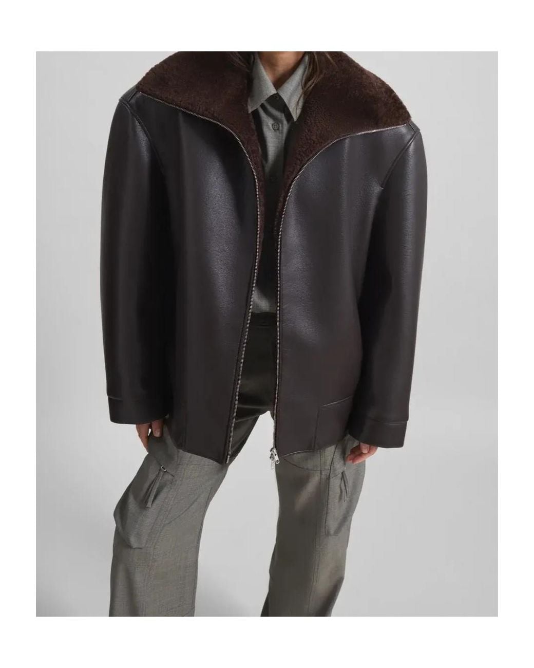 Frankie Shop Black Long-Sleeve Casual Jacket